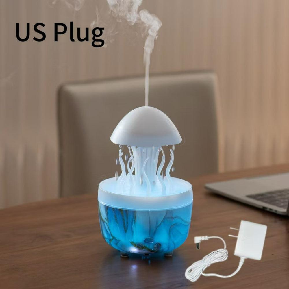 Essential Oil Aromatherapy Humidifier - Colorful Jellyfish Night Light Desk Decor - STOREBLITZ